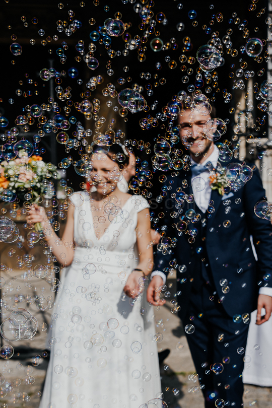 Mariage de Capucine & Laurent -17- Sortie des mariés