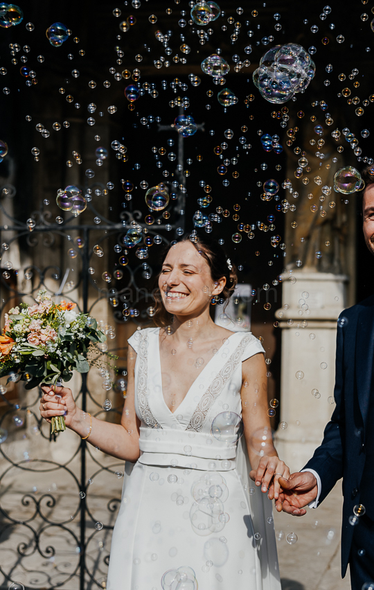 Mariage de Capucine & Laurent -17- Sortie des mariés