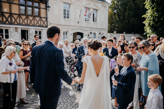Mariage de Capucine & Laurent -17- Sortie des mariés