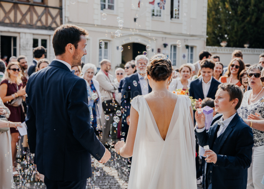 Mariage de Capucine & Laurent -17- Sortie des mariés