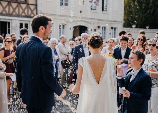 Mariage de Capucine & Laurent -17- Sortie des mariés