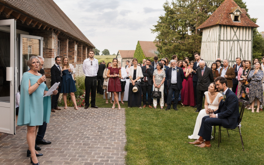 Mariage de Capucine & Laurent -20- Discours des Mamans