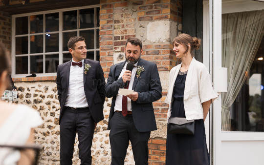 Mariage de Capucine & Laurent -21- Discours Florian, Noémie et