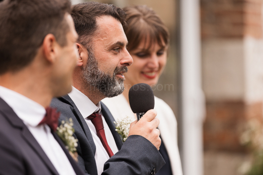 Mariage de Capucine & Laurent -21- Discours Florian, Noémie et
