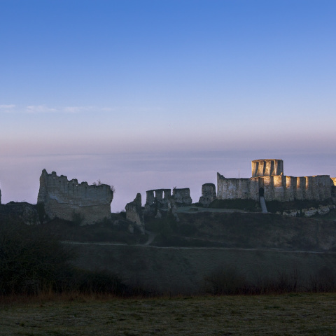 Chateau Gaillard aulever du soleil